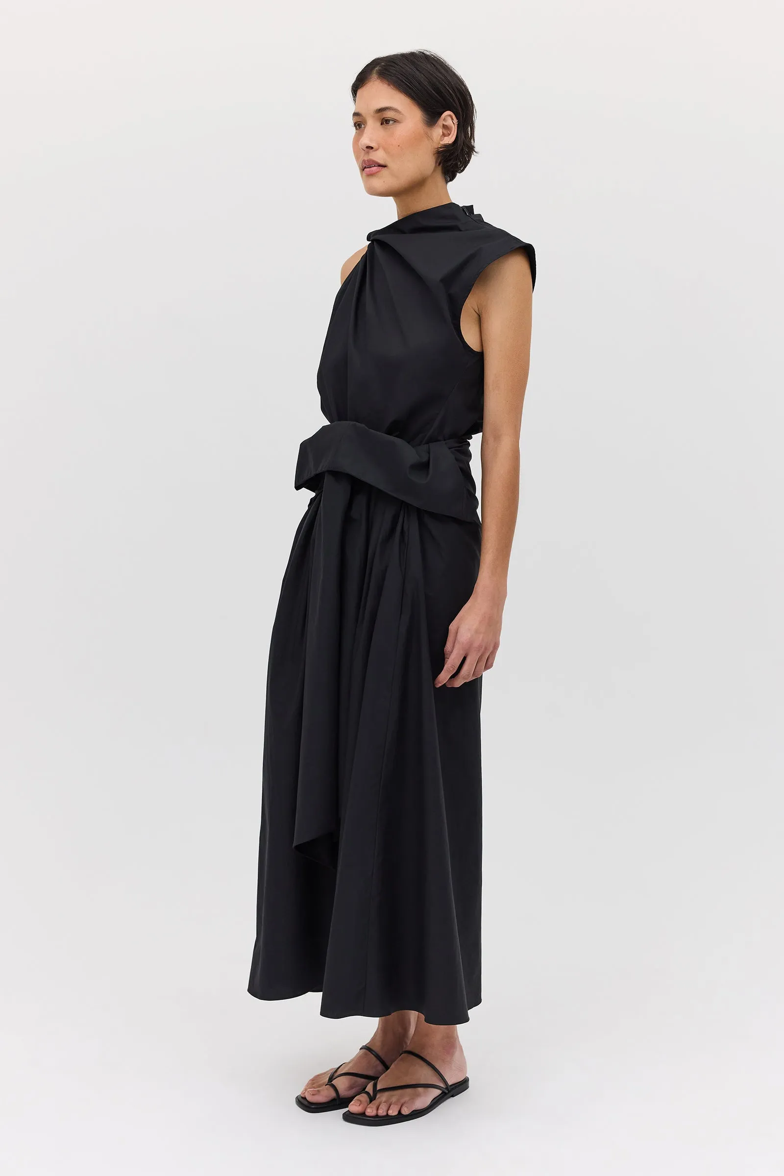 BLACK COTTON YANG TOP sold by Bianca Spender product image thumbnail 5