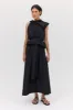 BLACK COTTON YANG TOP sold by Bianca Spender