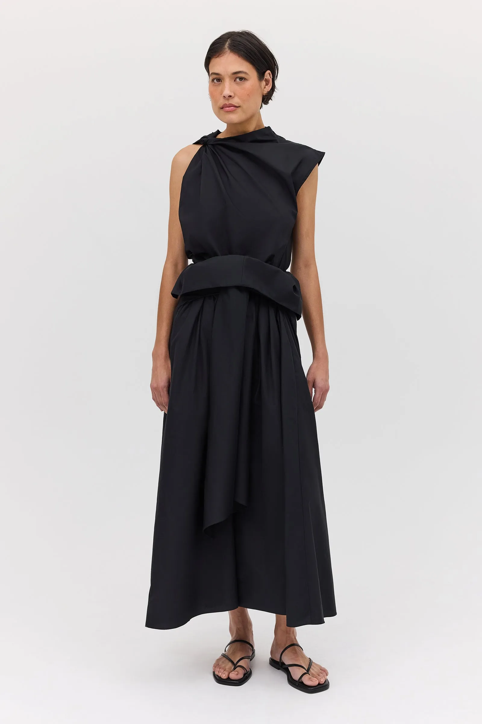 BLACK COTTON YANG TOP sold by Bianca Spender product image thumbnail 3