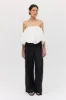 WHITE COTTON HAZEL TOP sold by Bianca Spender