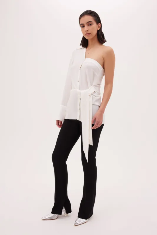 IVORY TWILL DUO SHIRT sold by Bianca Spender