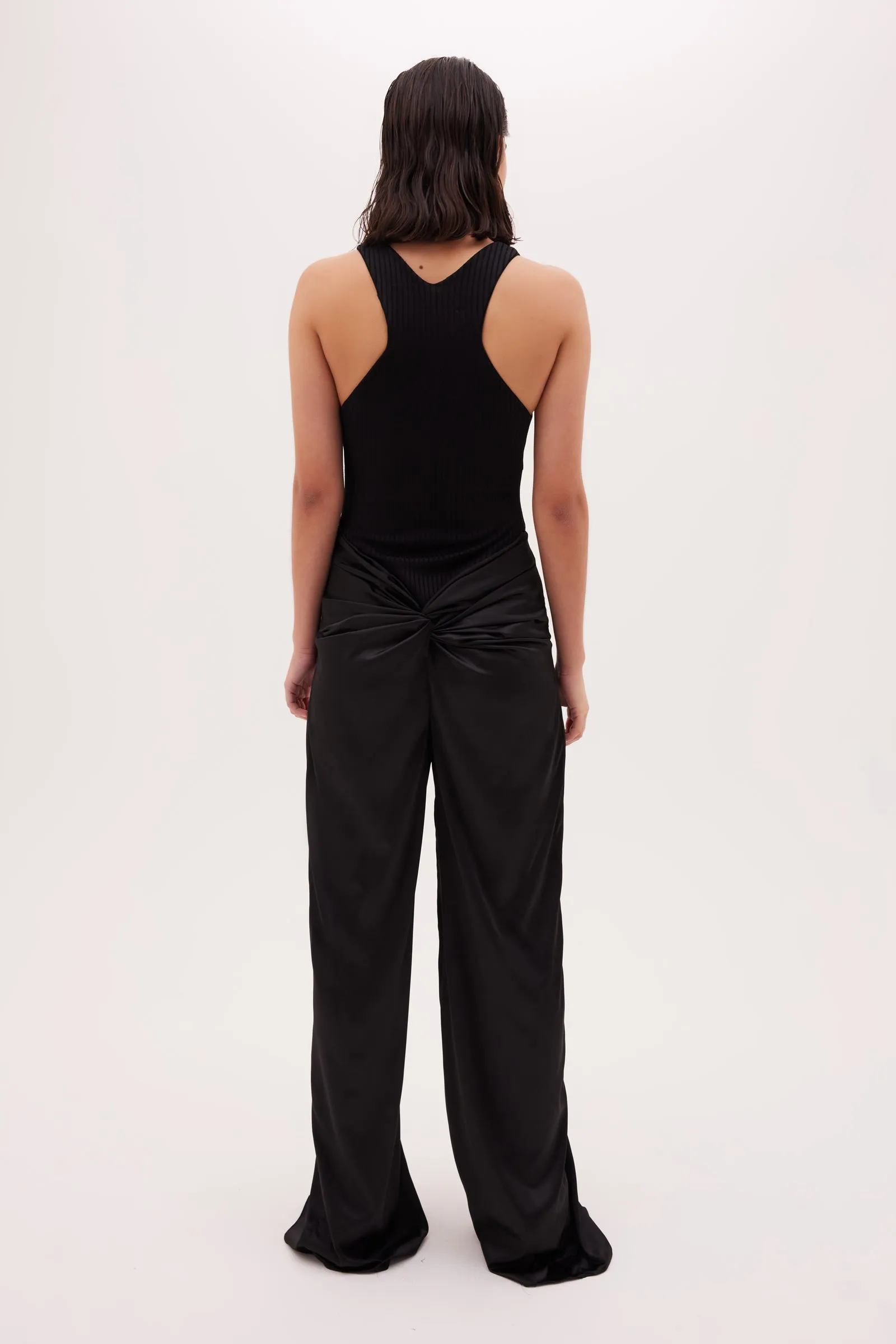 BLACK RIB MAE JUMPSUIT sold by Bianca Spender product image thumbnail 5