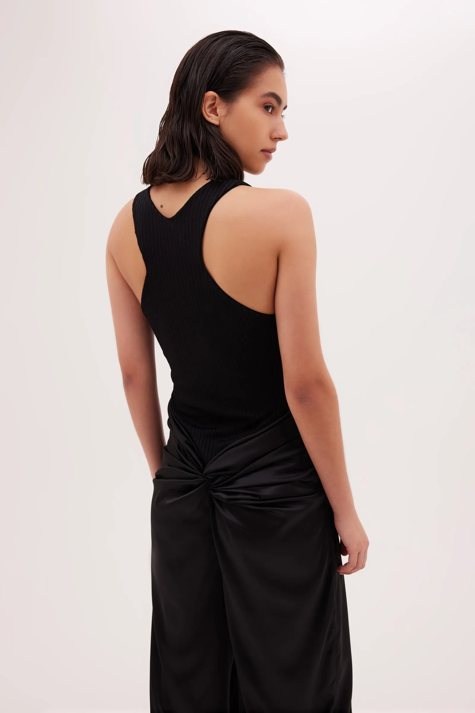 BLACK RIB MAE JUMPSUIT sold by Bianca Spender product image thumbnail 4