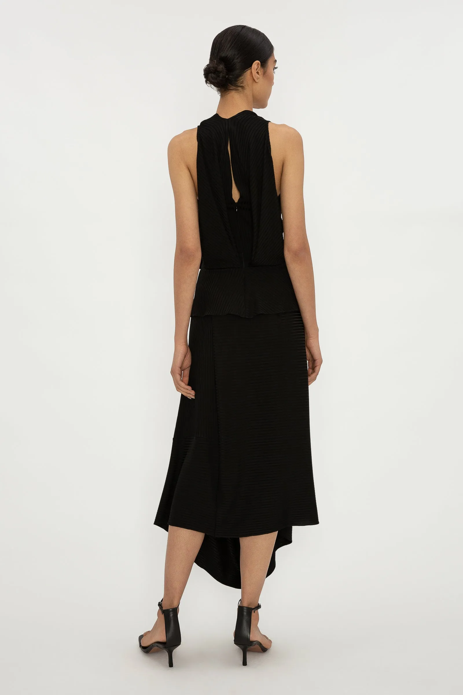BLACK RIB ECLIPSE DRESS sold by Bianca Spender product image thumbnail 3