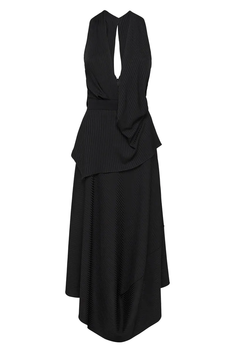 BLACK RIB ECLIPSE DRESS sold by Bianca Spender product image thumbnail 4