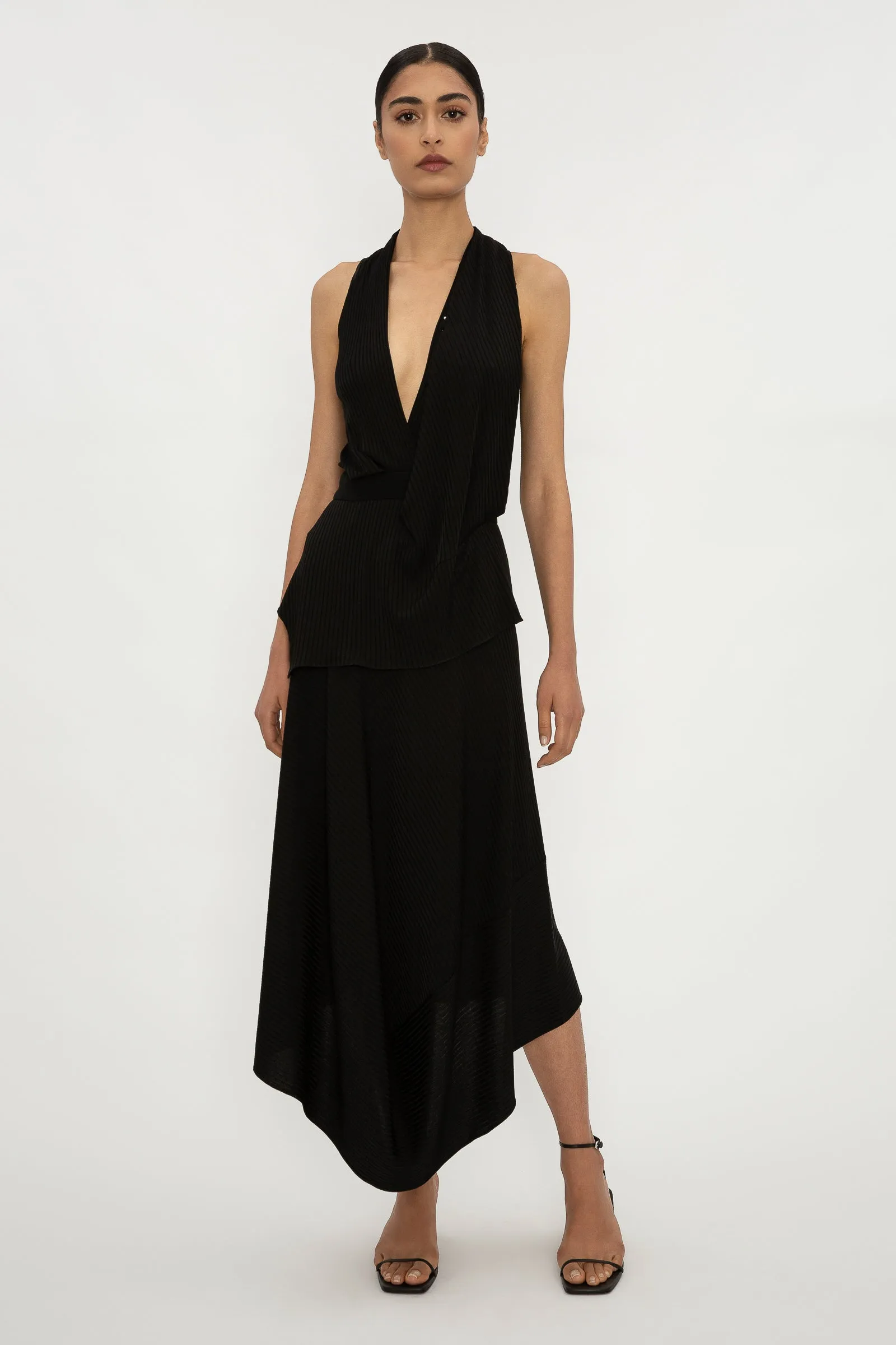 BLACK RIB ECLIPSE DRESS sold by Bianca Spender