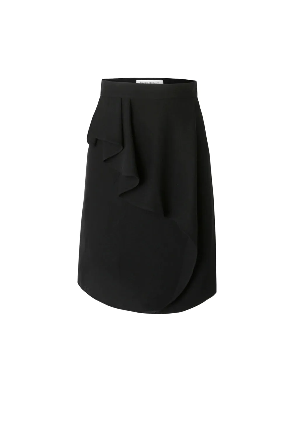 BLACK CREPE CINCH SKIRT sold by Bianca Spender product image thumbnail 4