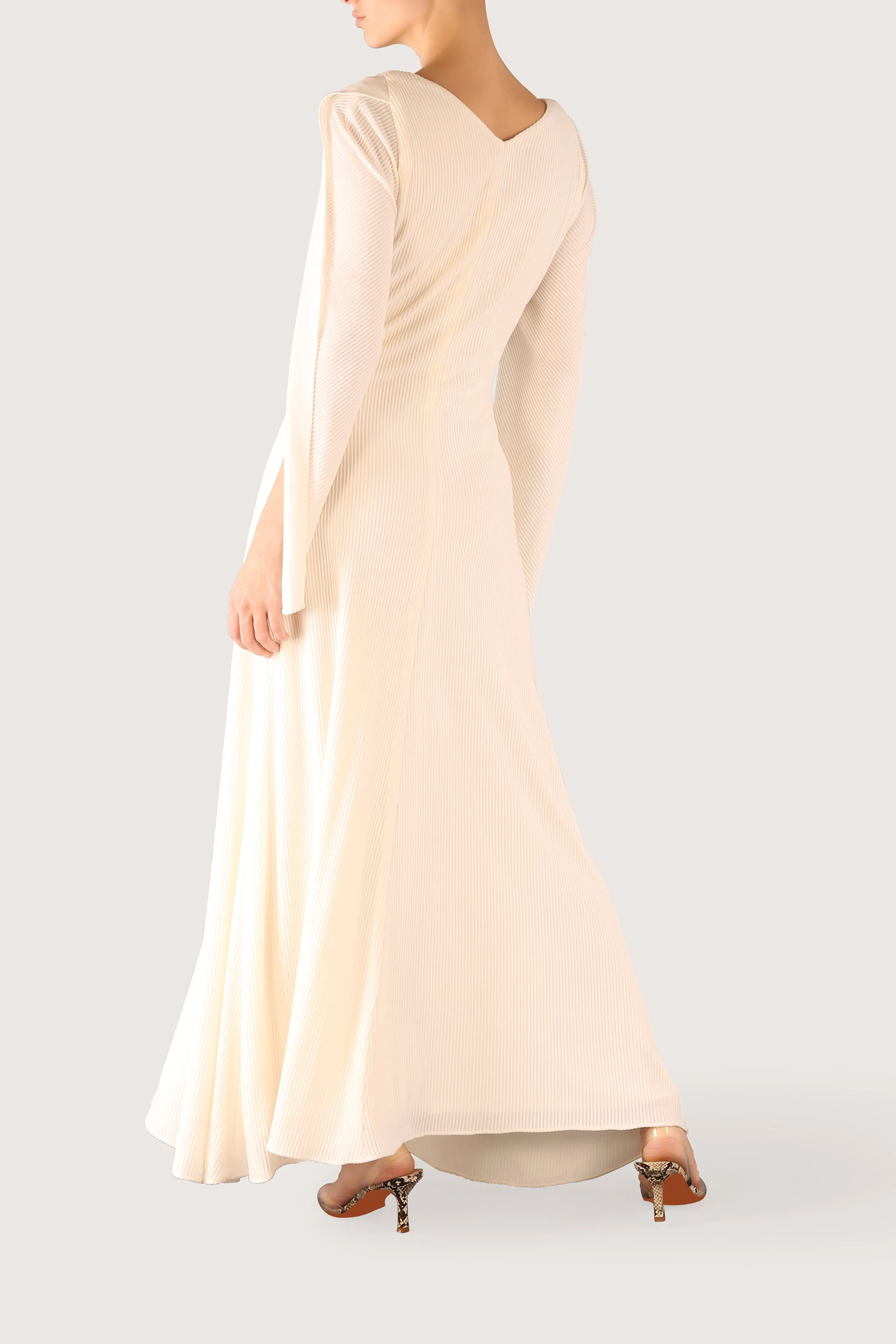 CREAM CORD KNIT JULIET GOWN sold by Bianca Spender product image thumbnail 3