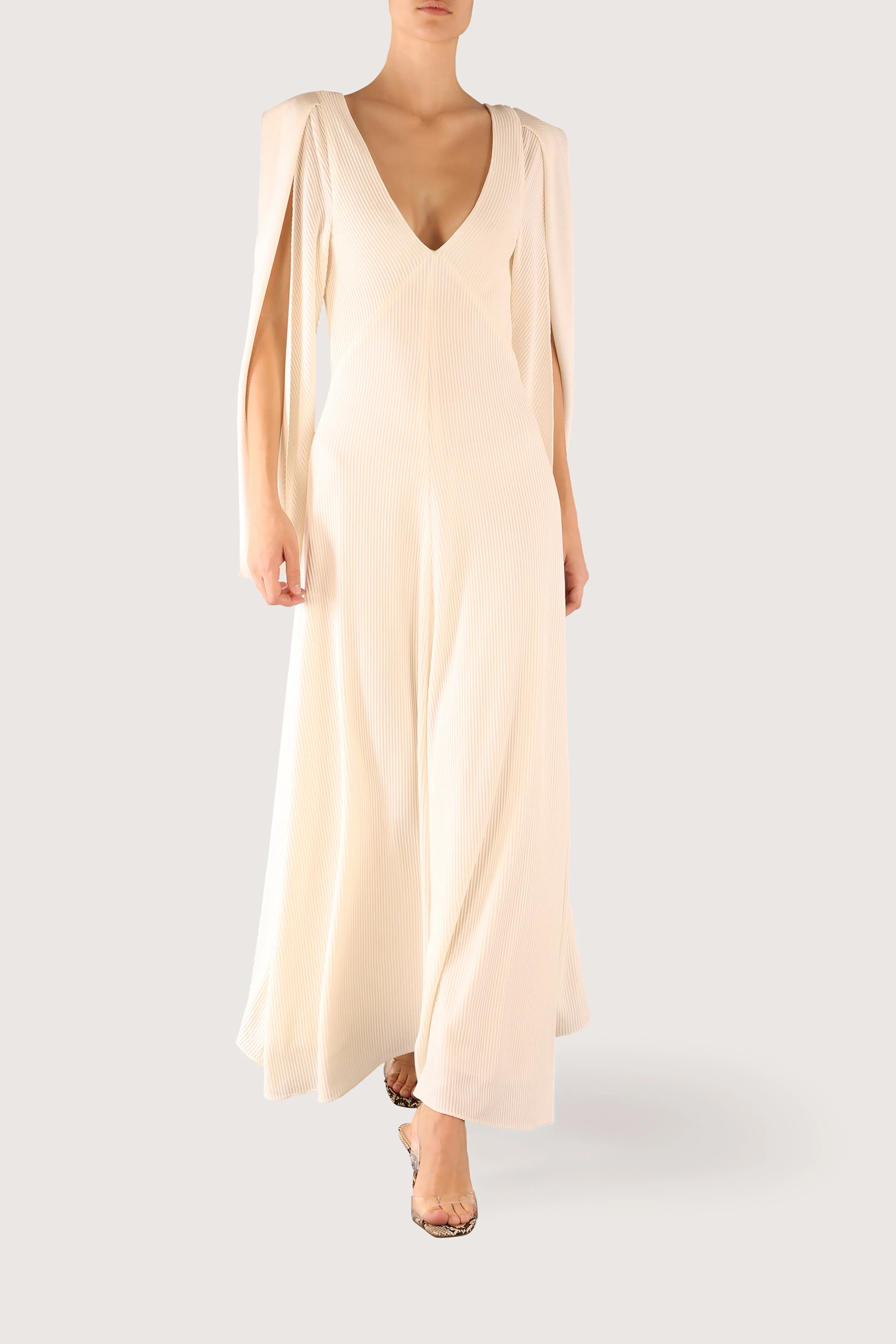 CREAM CORD KNIT JULIET GOWN sold by Bianca Spender product image thumbnail 2