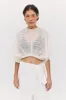 WHITE STRIPE ENVELOP TOP sold by Bianca Spender