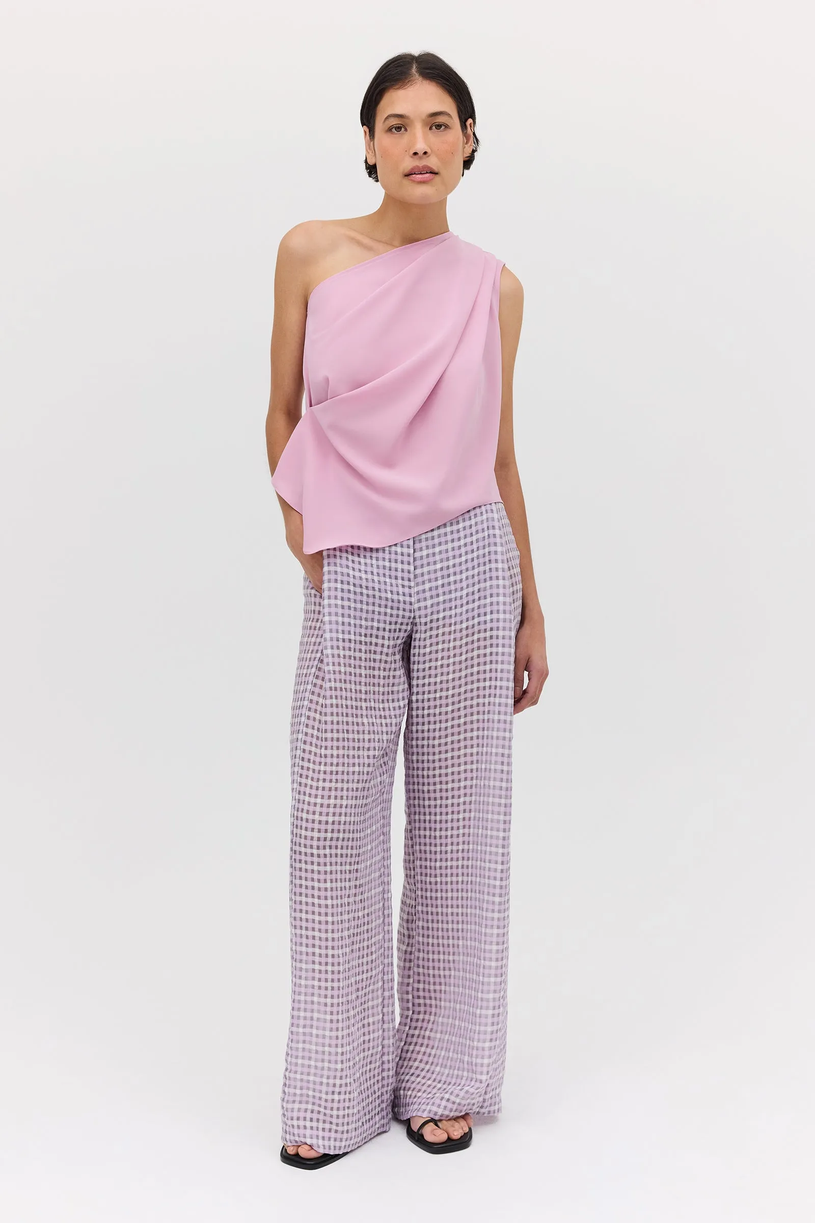 ROSE GEORGETTE ANTONIA TOP sold by Bianca Spender product image thumbnail 3