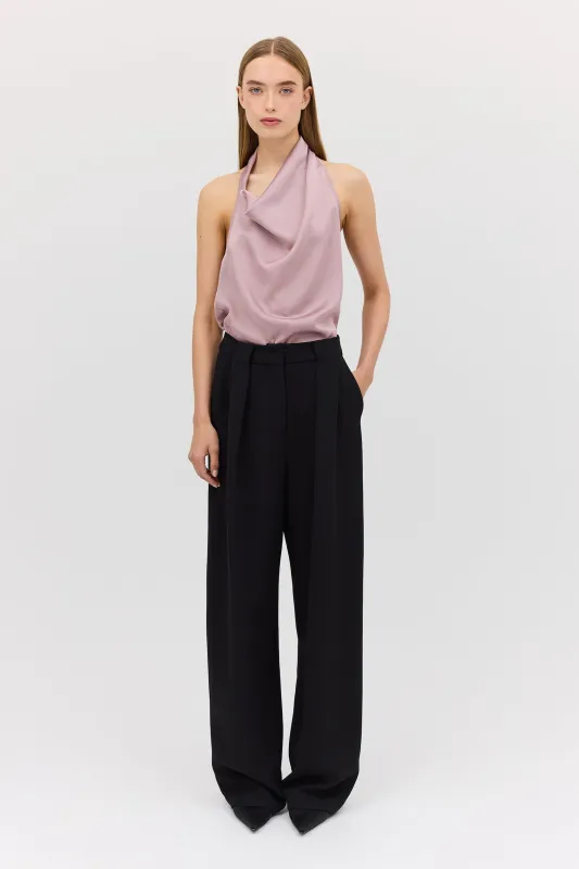 BLACK SUITING AFFINITY PANT made by Bianca Spender