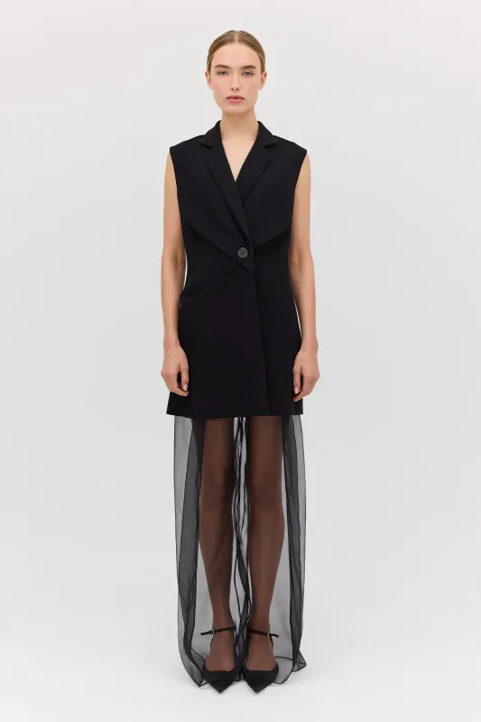 BLACK ORGANZA RAY PANT sold by Bianca Spender