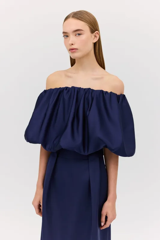 ROYAL SATIN HAZEL TOP sold by Bianca Spender