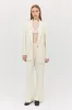 CREAM WOOL HARMONY PANT sold by Bianca Spender