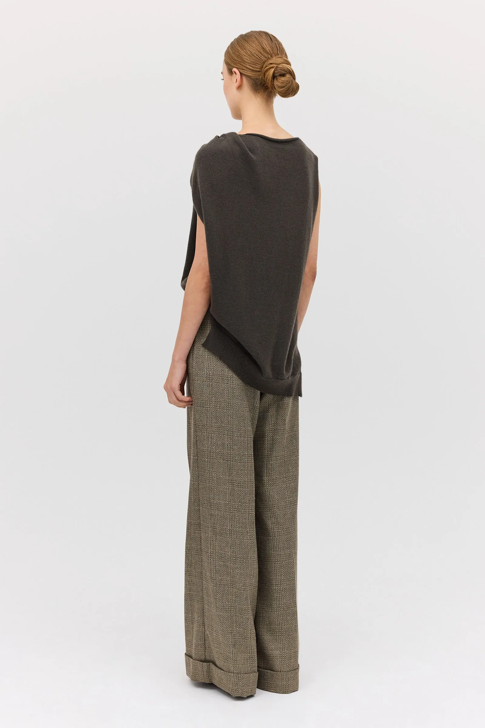 CLAY CHECK WOOL CLARION PANT sold by Bianca Spender product image thumbnail 5