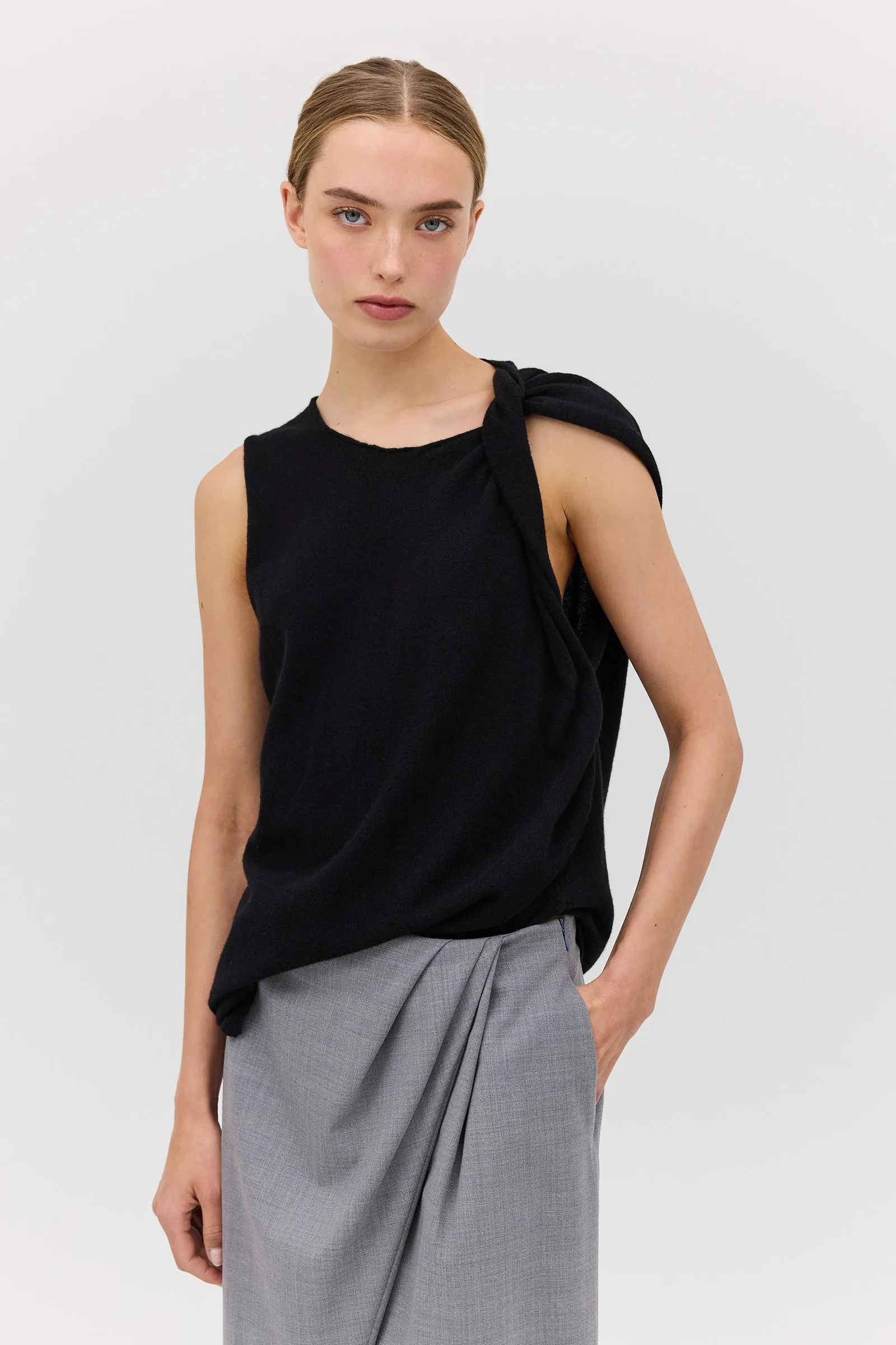 BLACK CASHMERE GENTLE KNIT sold by Bianca Spender