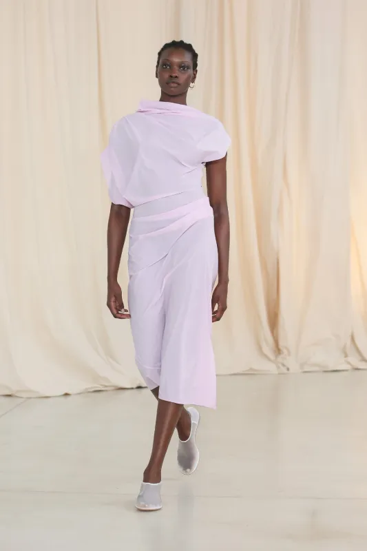 LILAC SILK CDC DECODE DRESS sold by Bianca Spender