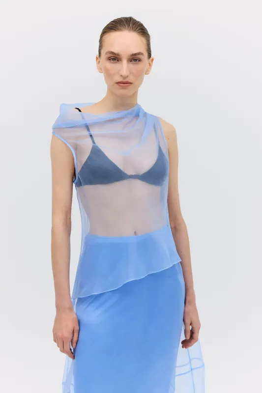 SKY SILK ORGANZA CEZANNE TOP sold by Bianca Spender