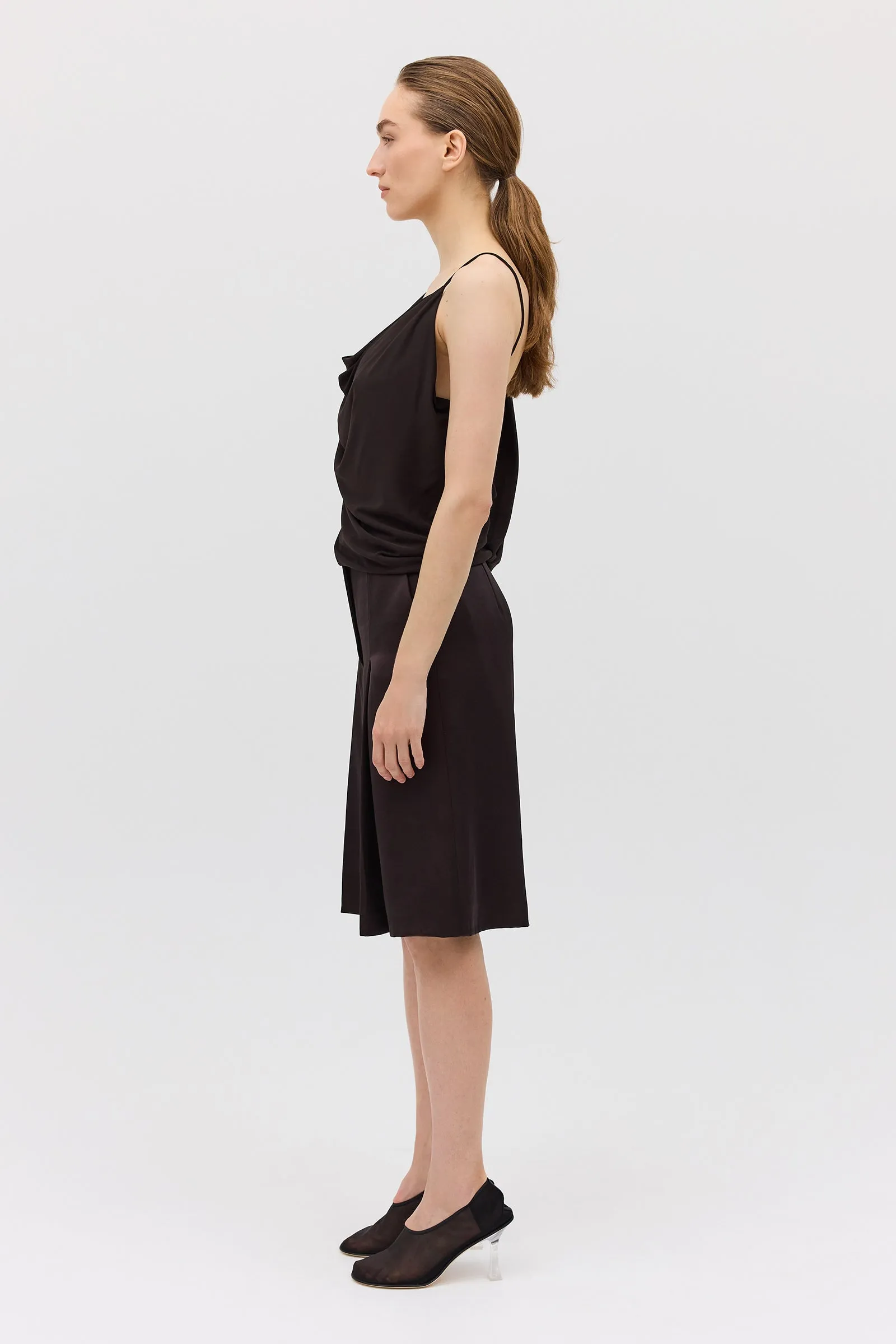 CHOCOLATE JERSEY LIQUID TOP sold by Bianca Spender product image thumbnail 5