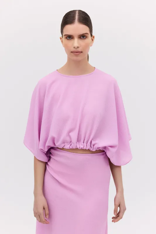 ROSE CRINKLE ENVELOP TOP sold by Bianca Spender