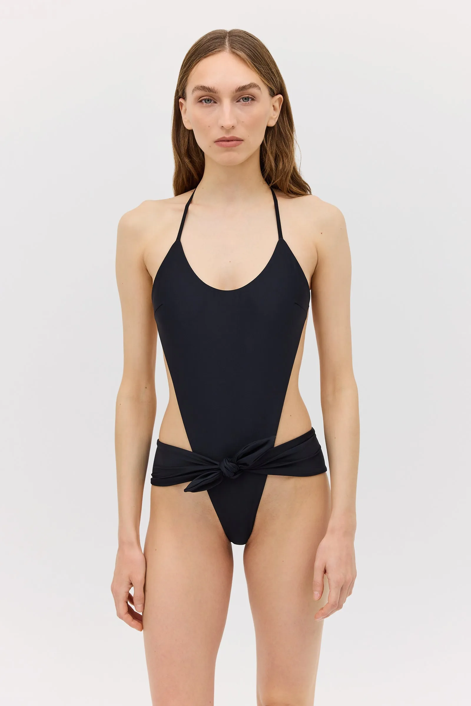 BLACK SPANDEX RISING ONE PIECE sold by Bianca Spender