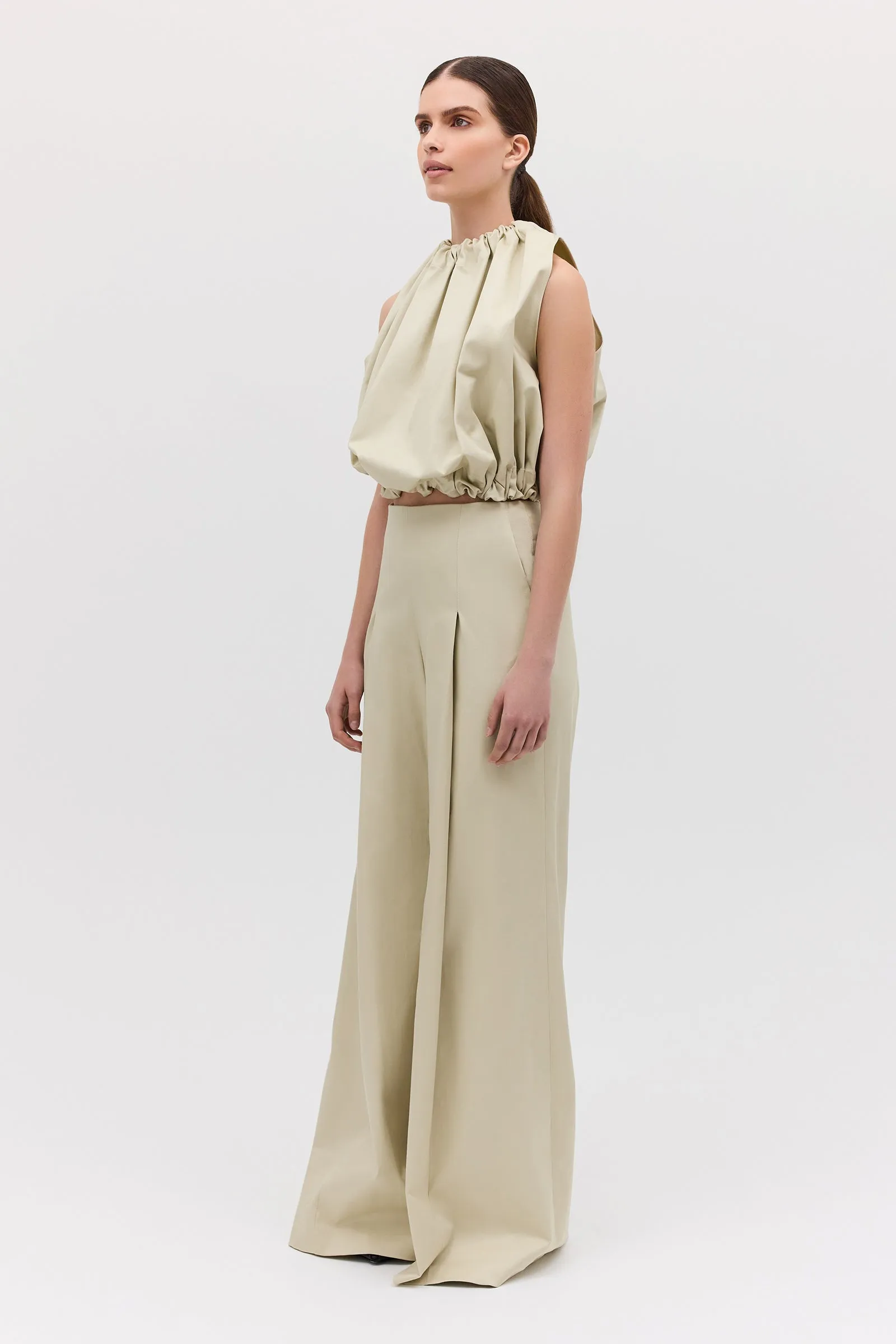 STONE COTTON HEPBURN PANT sold by Bianca Spender product image thumbnail 3