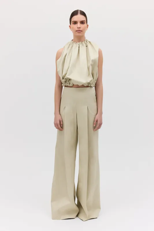 STONE COTTON HEPBURN PANT sold by Bianca Spender