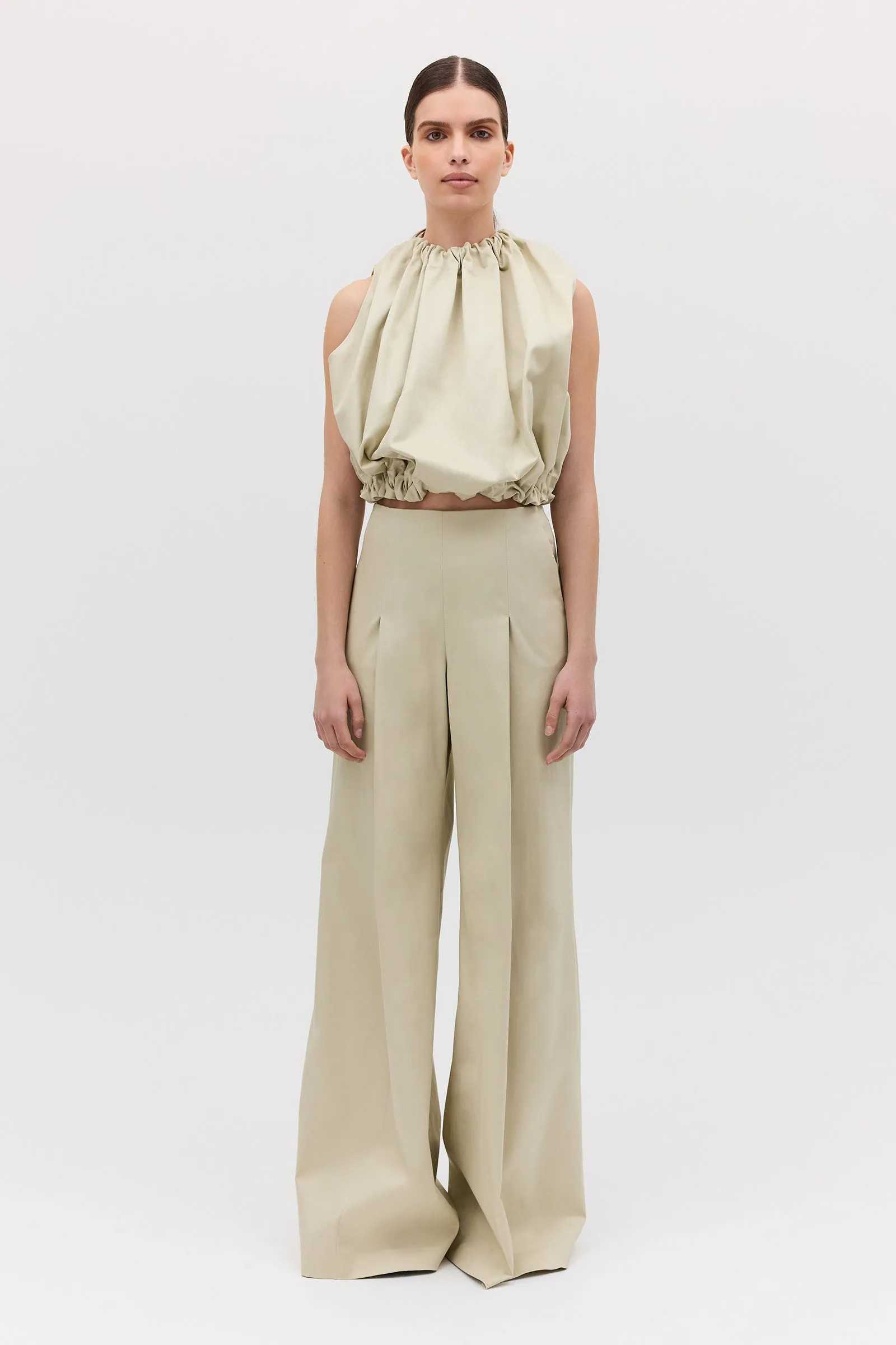 STONE COTTON HEPBURN PANT sold by Bianca Spender