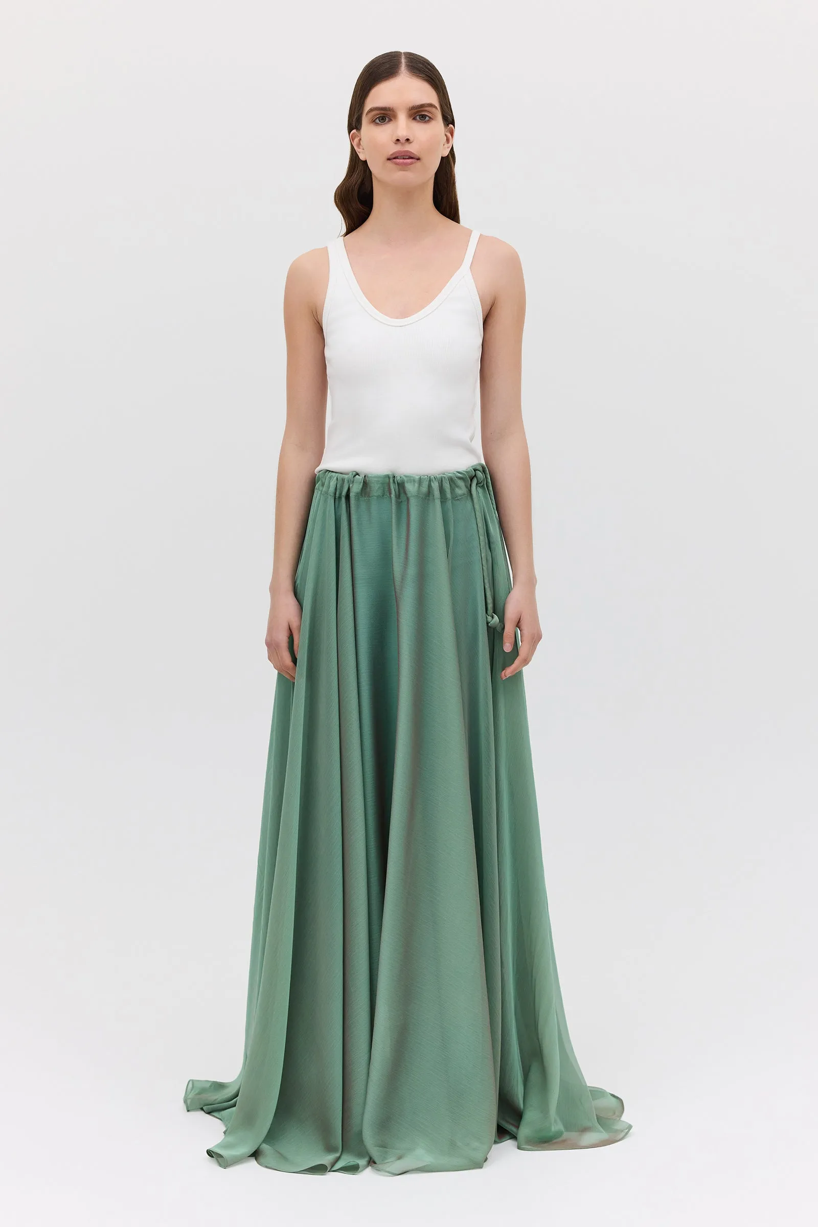 WHITE JERSEY PLUNGE TANK sold by Bianca Spender product image thumbnail 2