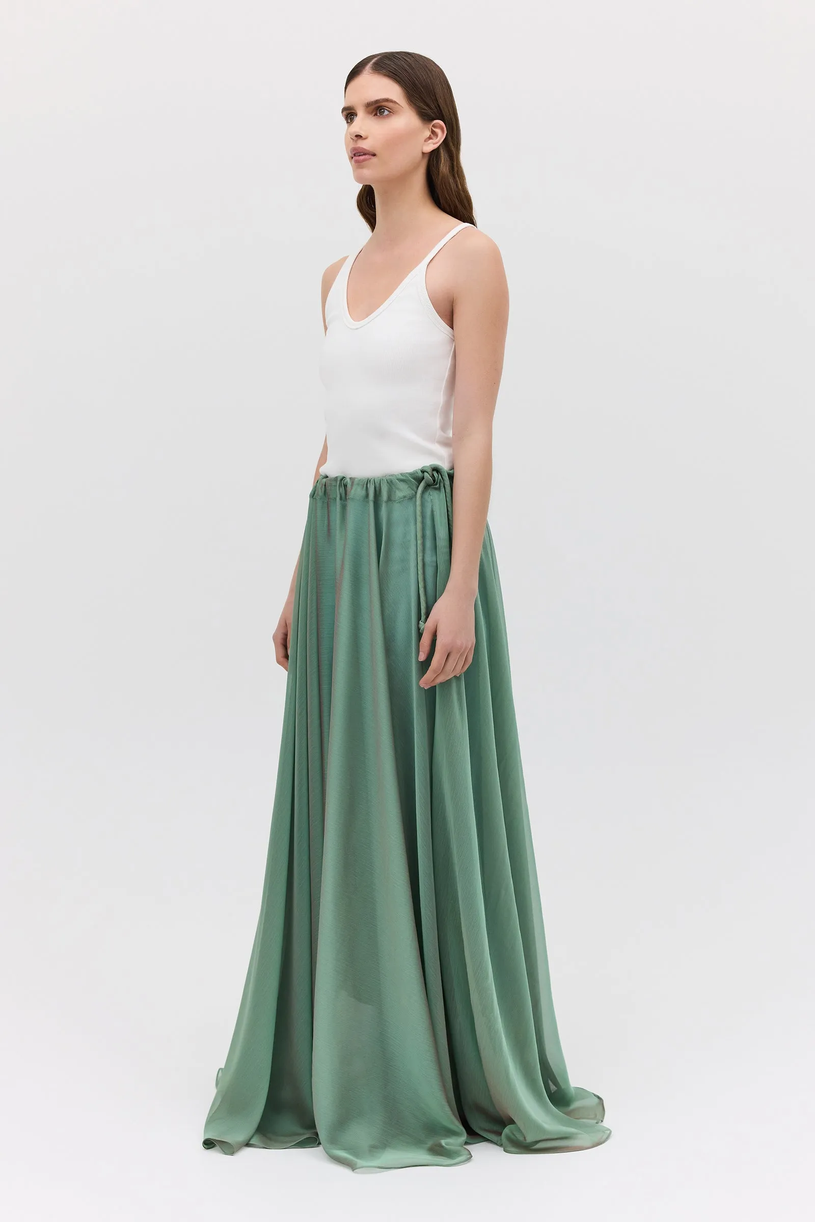 WHITE JERSEY PLUNGE TANK sold by Bianca Spender product image thumbnail 4