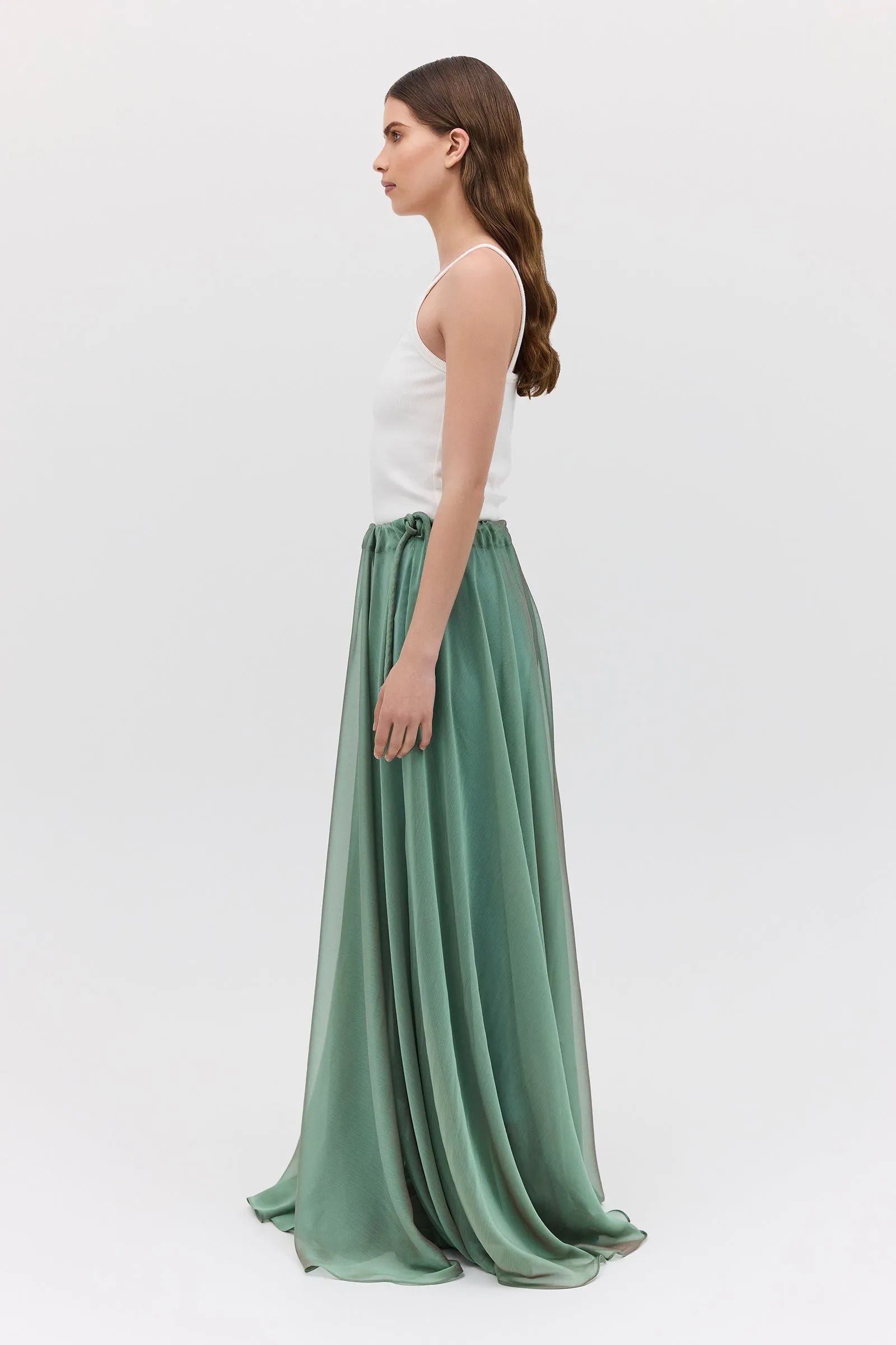 WHITE JERSEY PLUNGE TANK sold by Bianca Spender product image thumbnail 5