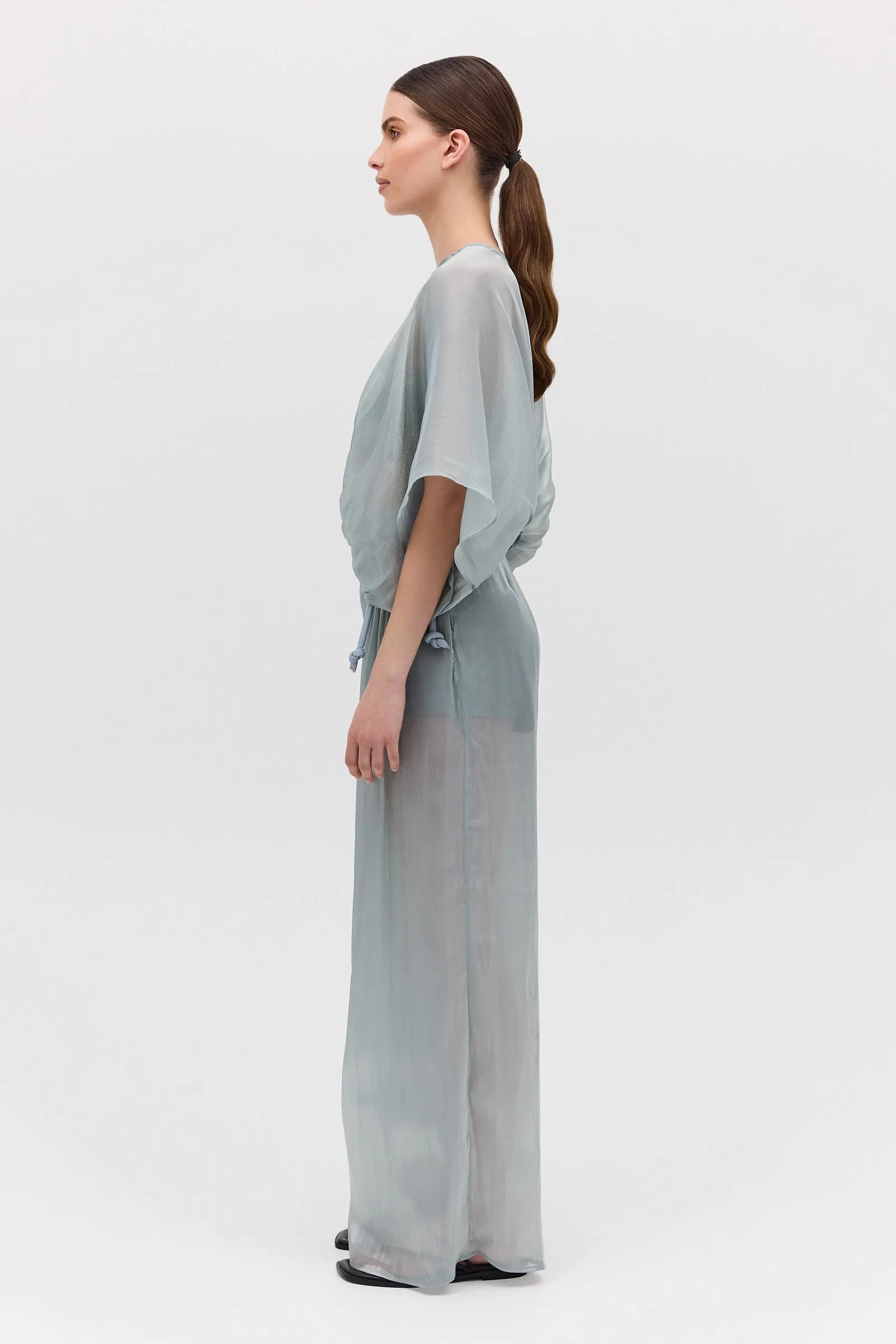 BLUE LIQUID ORGANZA PROCESSION PANT sold by Bianca Spender product image thumbnail 4