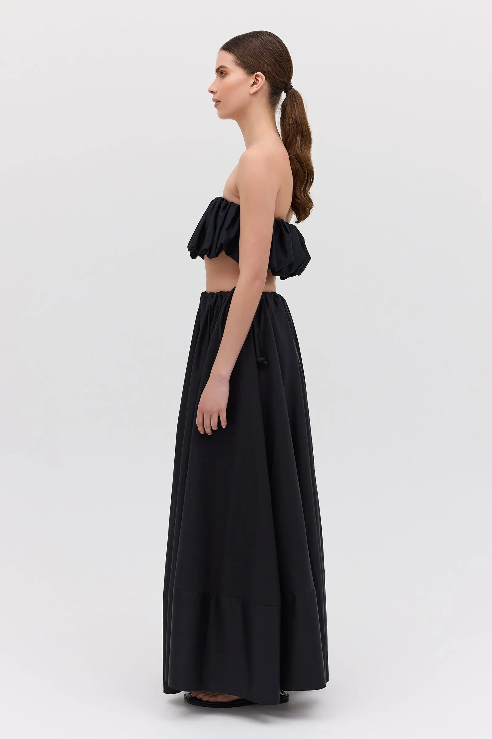 BLACK COTTON SANTANA SKIRT sold by Bianca Spender product image thumbnail 4