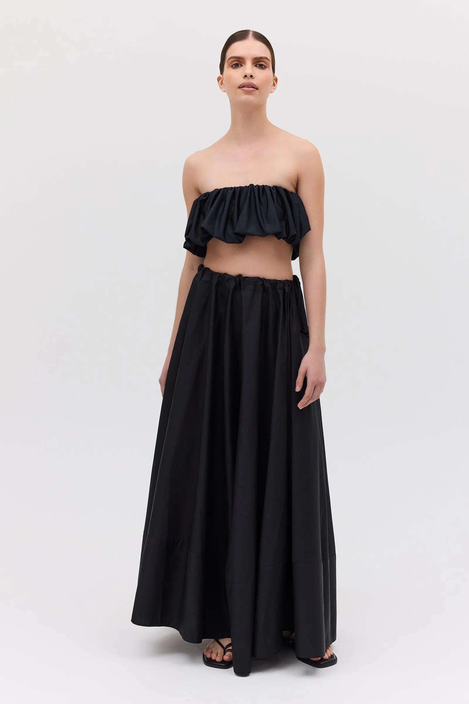 BLACK COTTON SANTANA SKIRT sold by Bianca Spender product image thumbnail 2