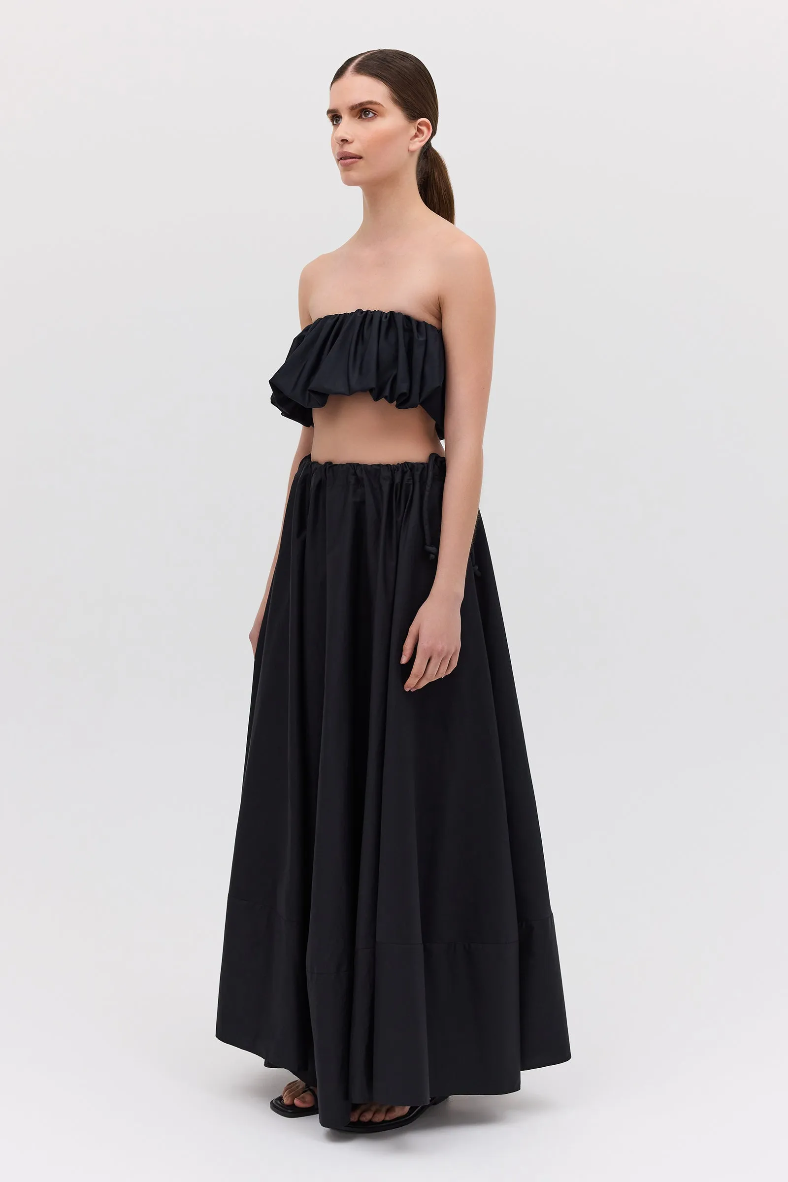 BLACK COTTON SANTANA SKIRT sold by Bianca Spender product image thumbnail 3