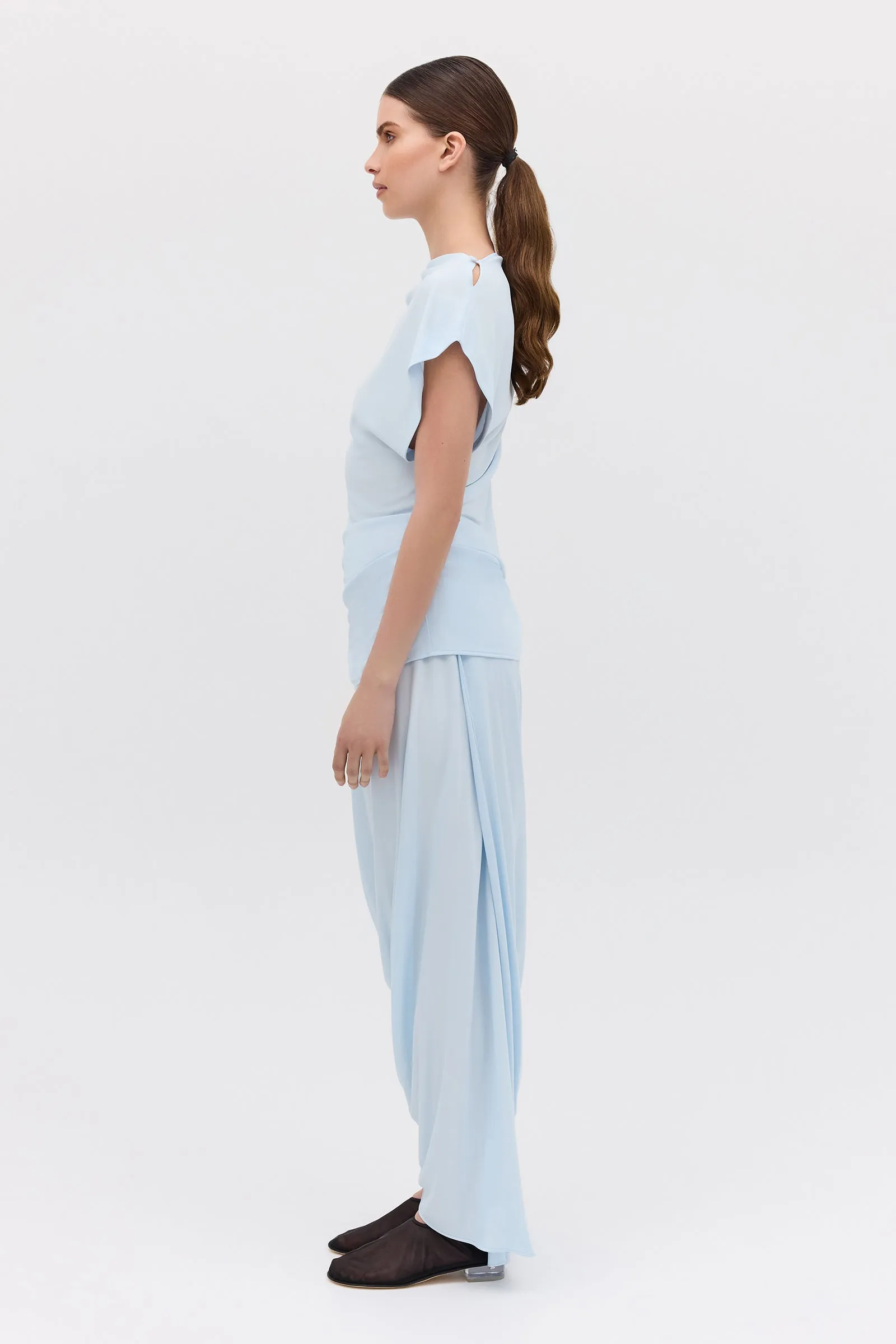 CLOUD JERSEY RIPPLE SKIRT sold by Bianca Spender product image thumbnail 4