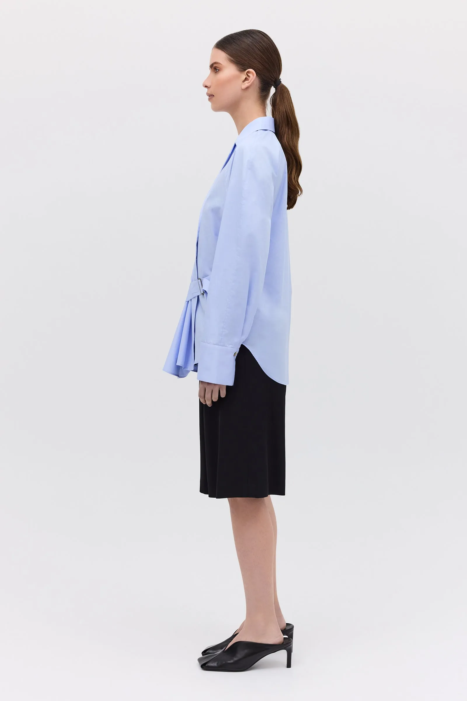 SKY COTTON ISABELLA SHIRT sold by Bianca Spender product image thumbnail 5
