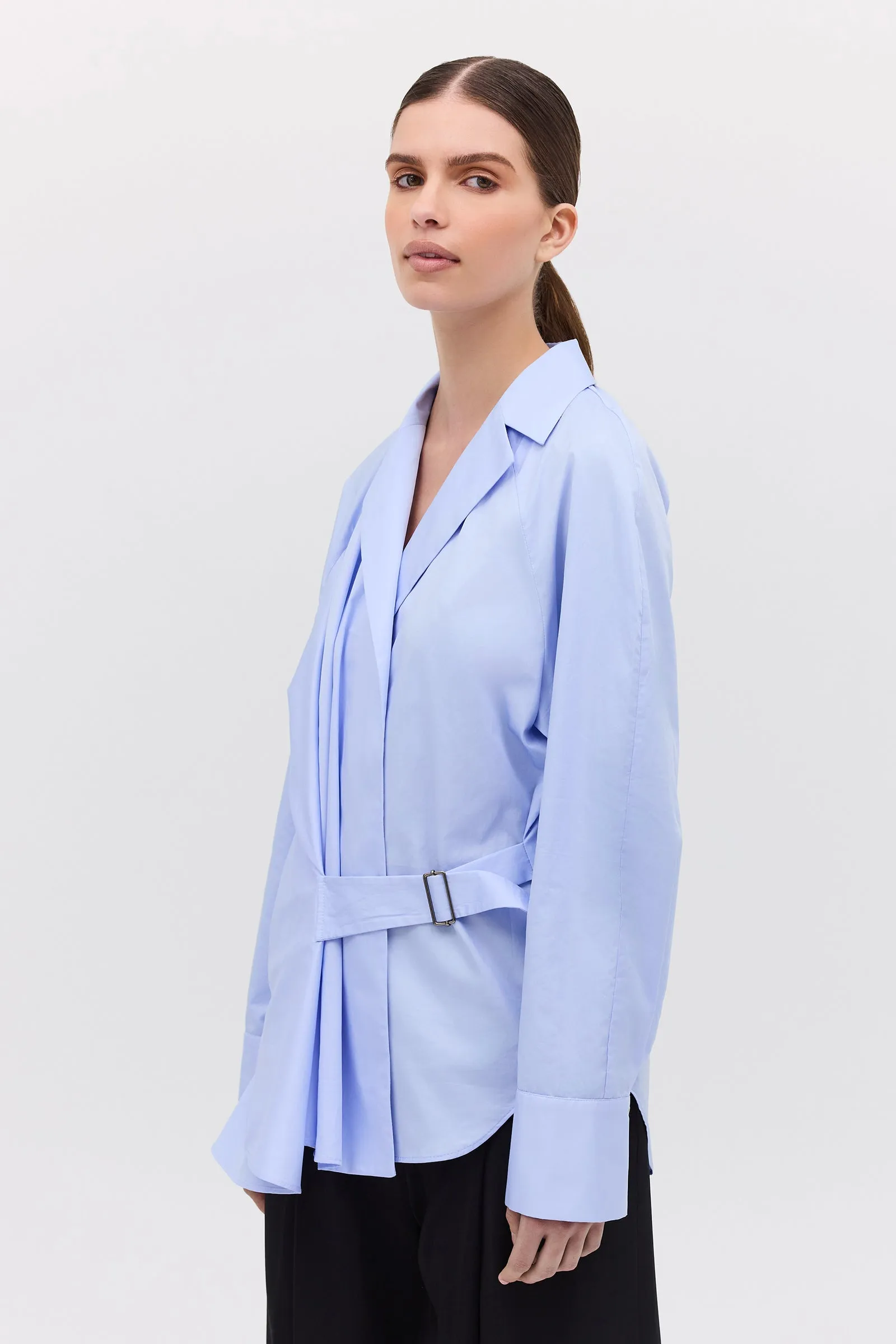 SKY COTTON ISABELLA SHIRT sold by Bianca Spender product image thumbnail 2