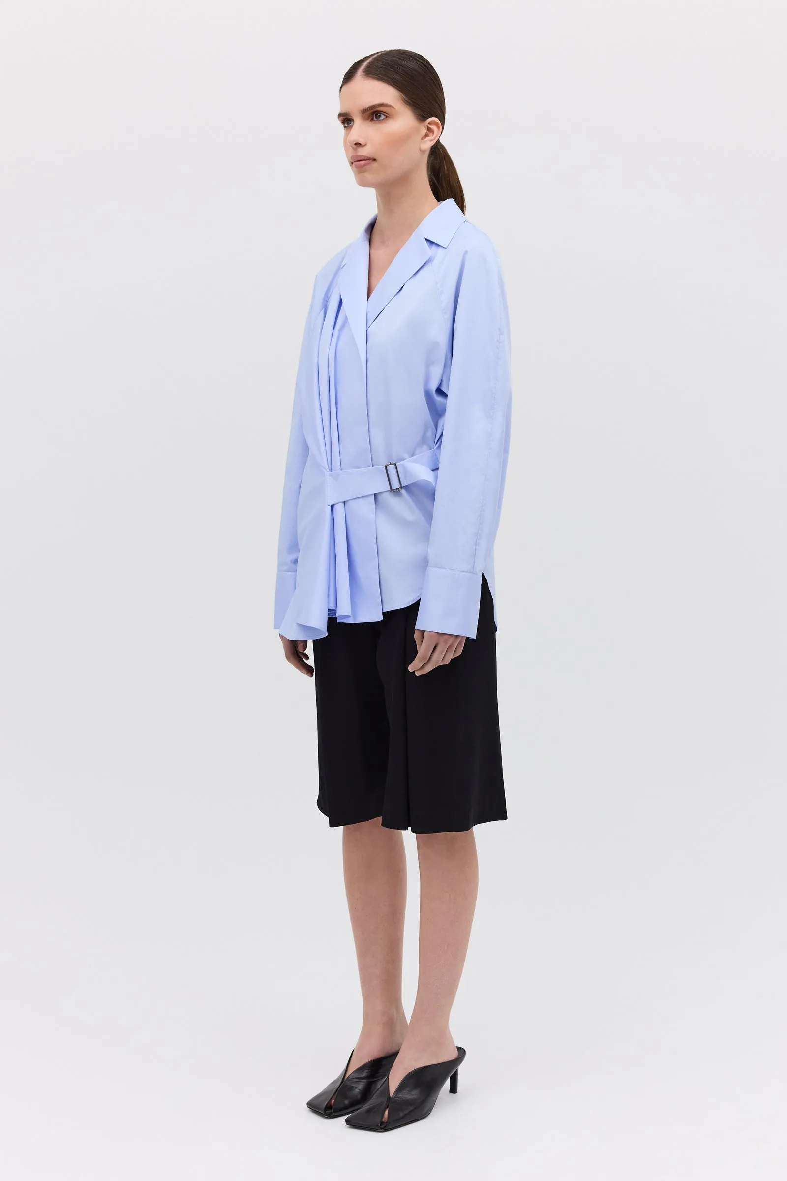 SKY COTTON ISABELLA SHIRT sold by Bianca Spender product image thumbnail 4