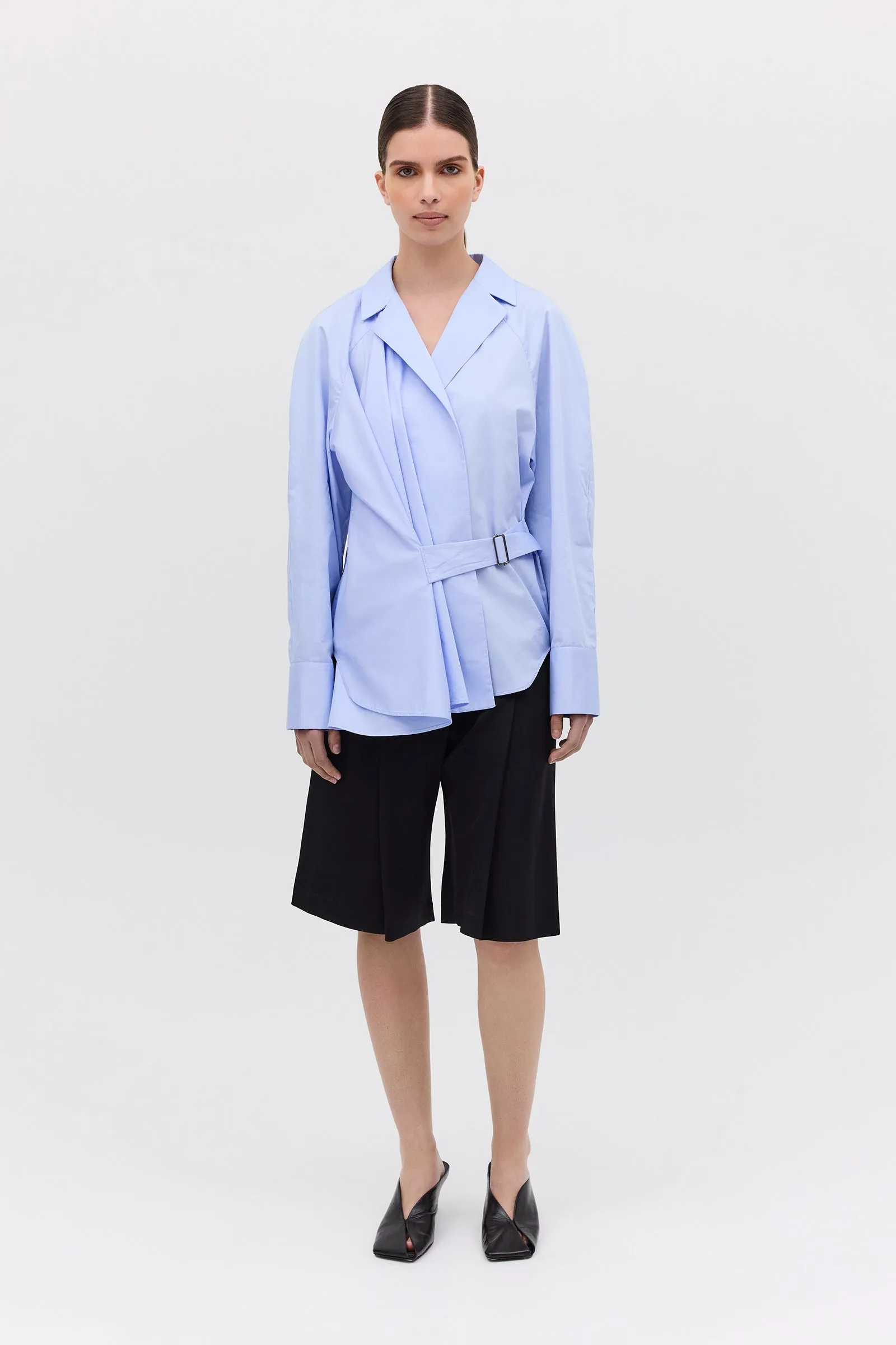 SKY COTTON ISABELLA SHIRT sold by Bianca Spender product image thumbnail 3