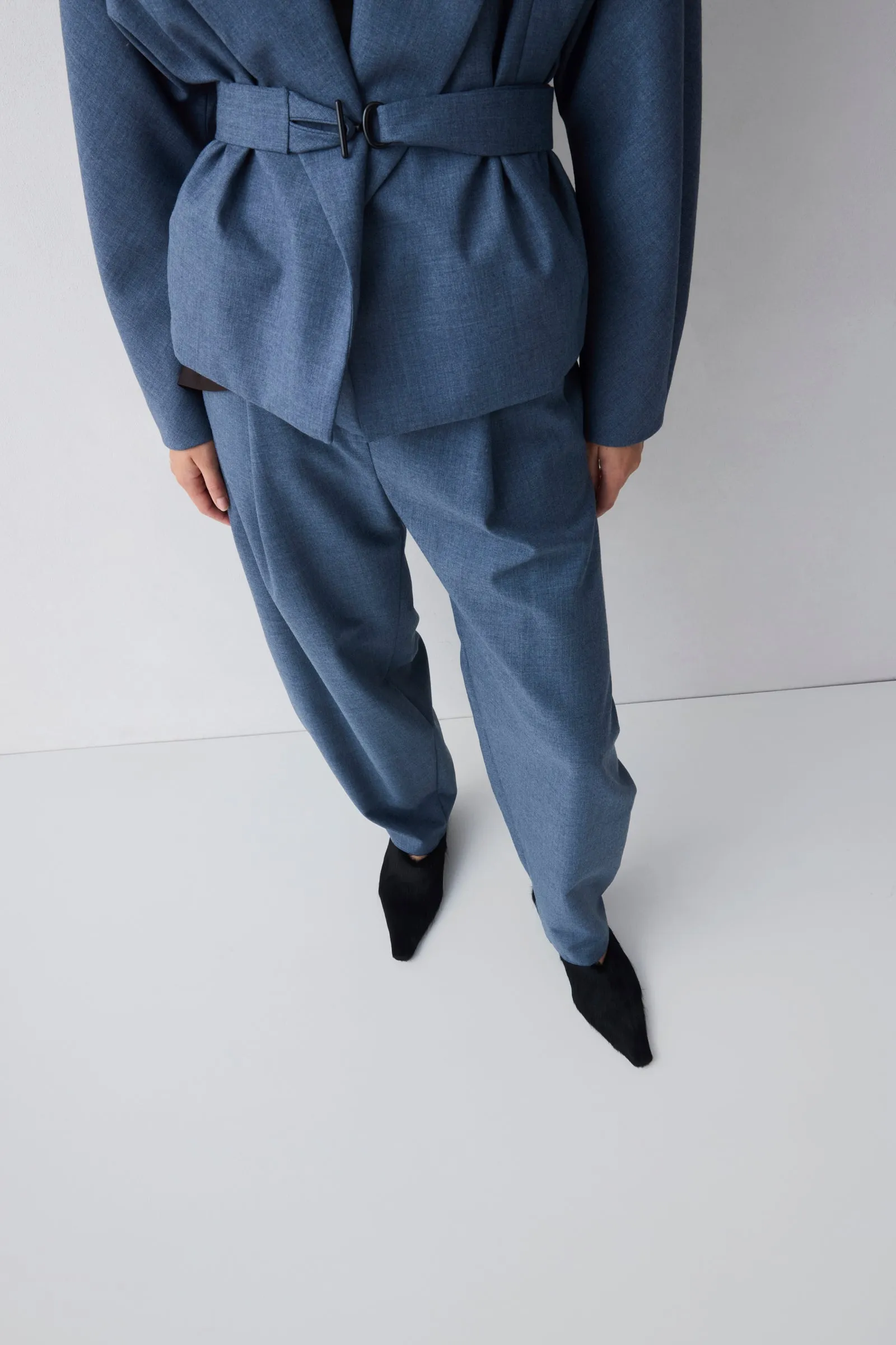 DENIM WOOL SUITING EVOLVE JACKET sold by Bianca Spender product image thumbnail 3