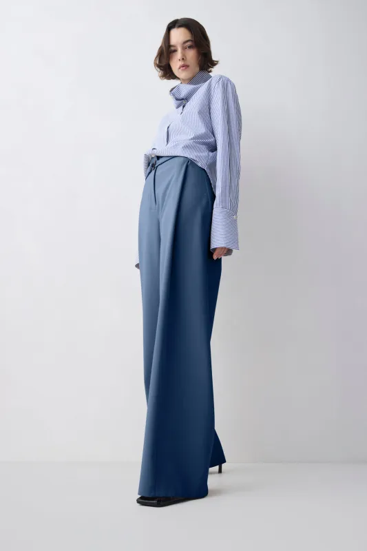 DENIM WOOL SUITING MORPH PANT made by Bianca Spender