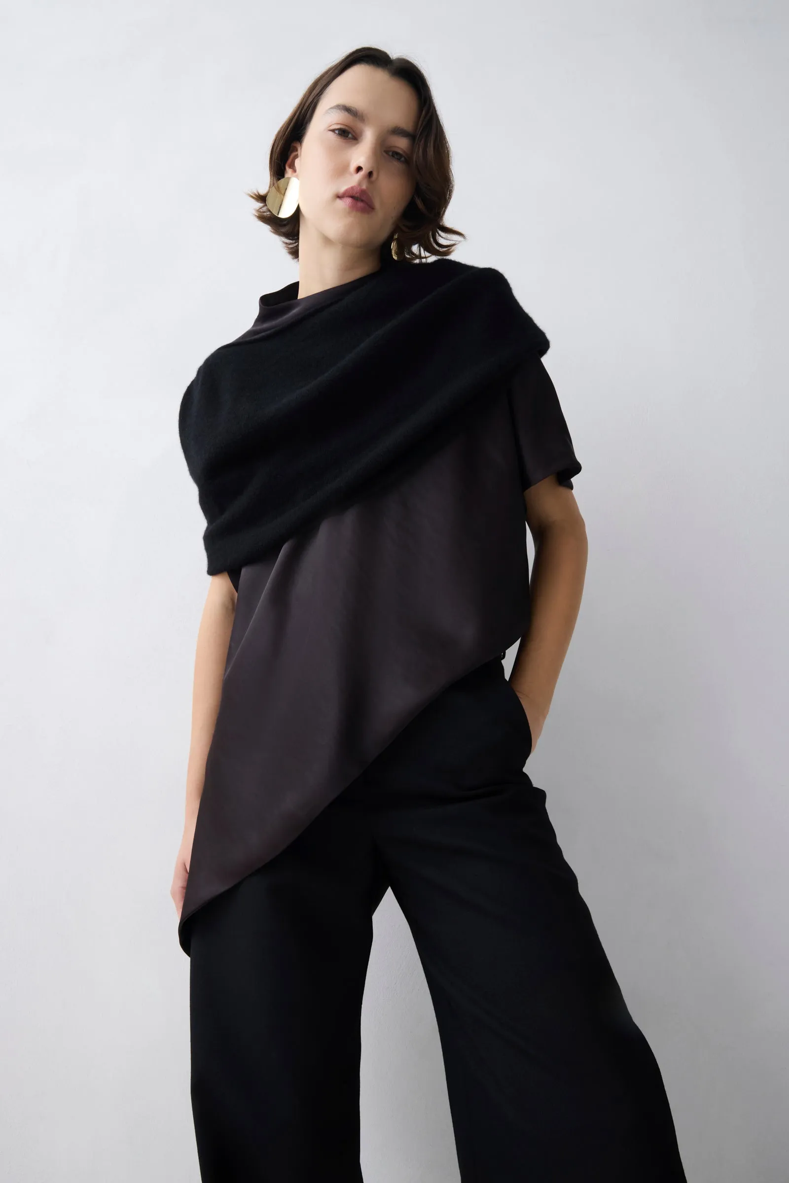 BLACK WOOL SUITING AWAKEN PANT sold by Bianca Spender product image thumbnail 2