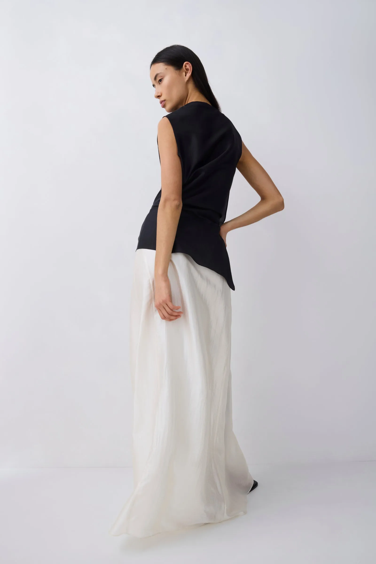 BLACK NYLON UPLIFT TOP sold by Bianca Spender product image thumbnail 4