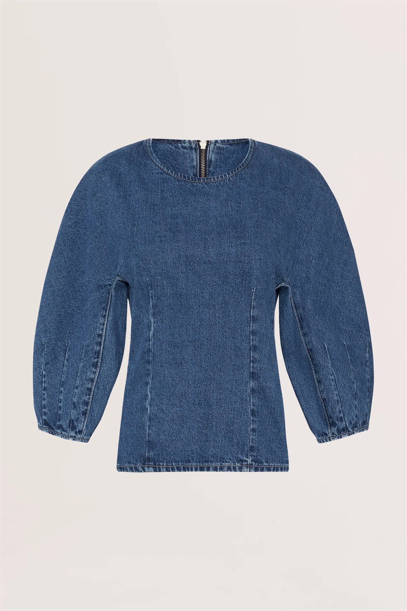 OXFORD BLUE DENIM ROCHA TOP sold by Bianca Spender product image thumbnail 3
