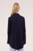 NAVY SATIN BOND SHIRT sold by Bianca Spender
