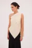WHEAT JERSEY ANTONIA TOP sold by Bianca Spender