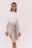 SILVER LUREX FLUENT MINI sold by Bianca Spender