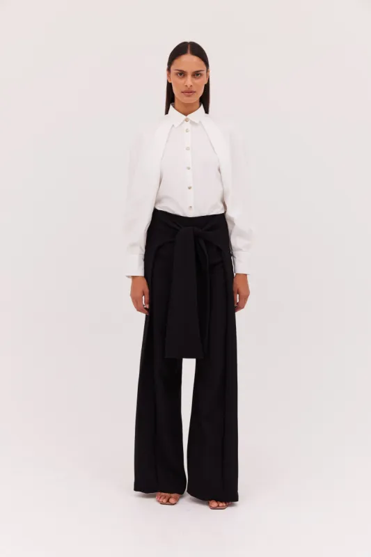 BLACK CREPE FLUENT PANT sold by Bianca Spender